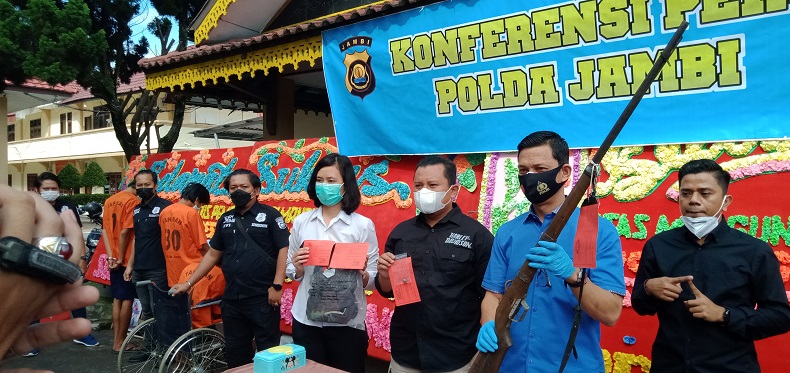 2 Pelaku Pembunuh Toke Getah Karet di Jambi Ditangkap, Kakinya Ditembak Polisi