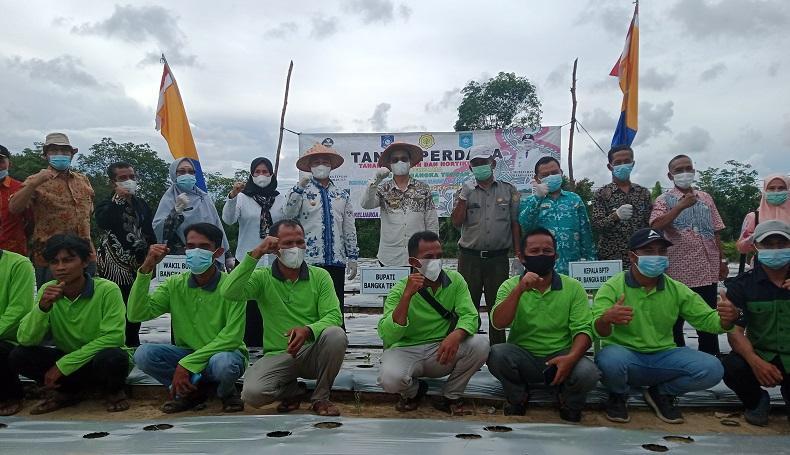 Perkuat Ketahanan Keluarga, Bangka Tengah Dorong Family Farming 