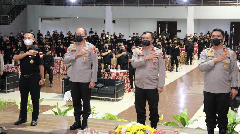 Ratusan Anggota Senkom Mitra Polri se-Jateng Diterjunkan Jadi Tenaga Tracing Covid-19 