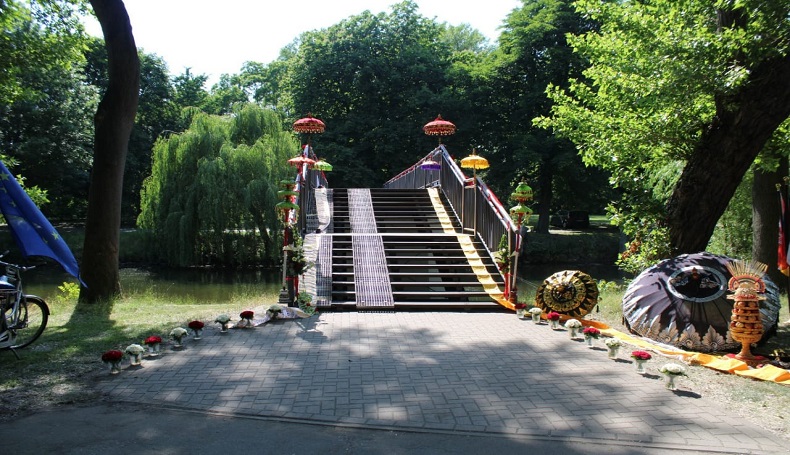 Wow Keren, Ada Jembatan Bandung di Taman Braunschweig Jerman 