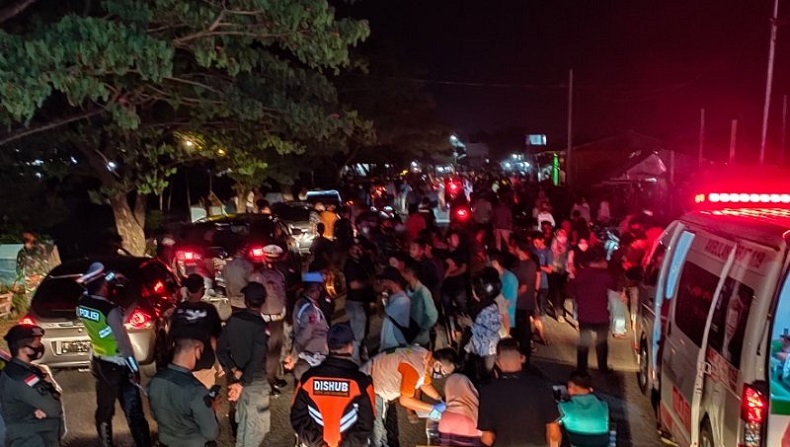 Ratusan Pengunjung Waduk Lhokseumawe Aceh Terjaring Operasi Yustisi