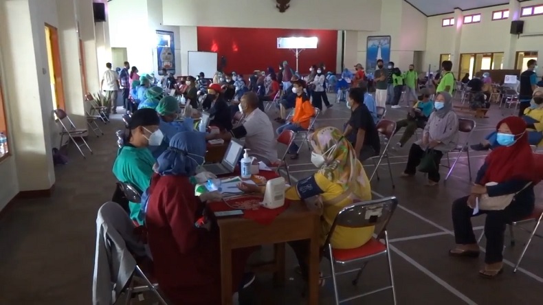  1.000 Tenaga Pendukung Penanganan Covid-19 di Kota Yogya Dapat Vaksin Dosis Ketiga