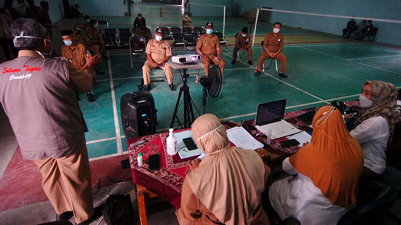 Hasil Swab Test Puskesmas dan Rumah Sakit Berbeda, 4 Kades di Tegal Protes  - Bagian 1