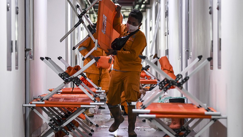 Rusun Nagrak Cilincing Dipersiapkan untuk Pasien OTG Covid-19 - Bagian 1