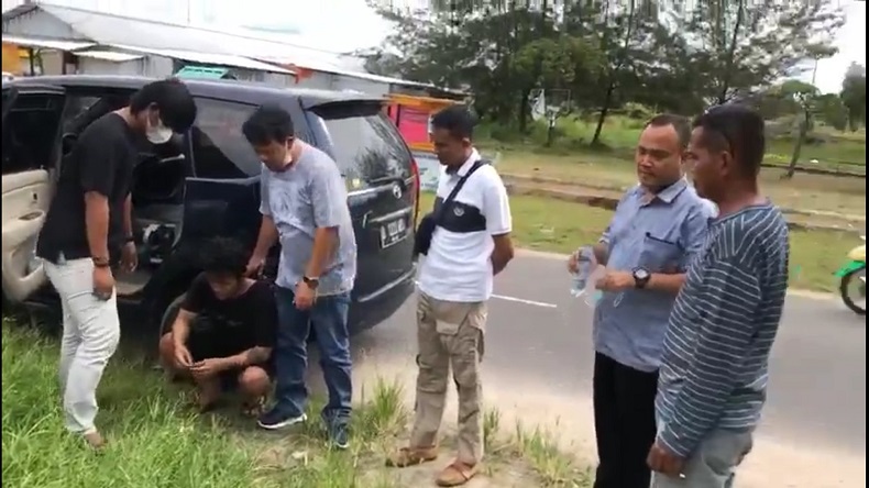 Nyambi Dagang Sabu, Mahasiswa di Pangkalpinang Ditangkap