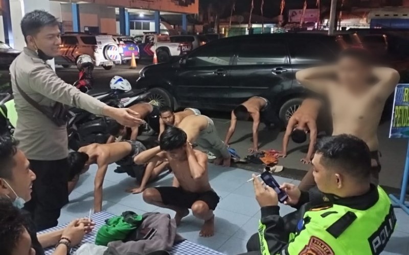 Razia Balap Liar, Belasan Remaja Diamankan Polres OKU