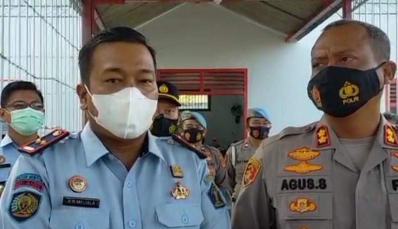 Polres Bangka Barat Vaksinasi Covid-19 Tahanan Rutan Mentok