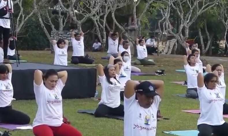 Festival Yoga Internasional Digelar di Pulau Nusa Dharma Bali, Peserta Dibatasi