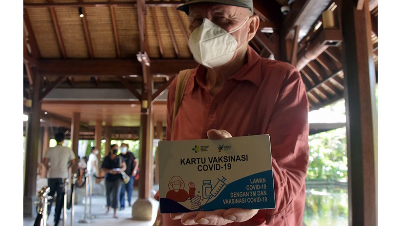 Persiapan Sanur Bali Zona Hijau, Ratusan WNA Divaksin Dosis Kedua  - Bagian 3