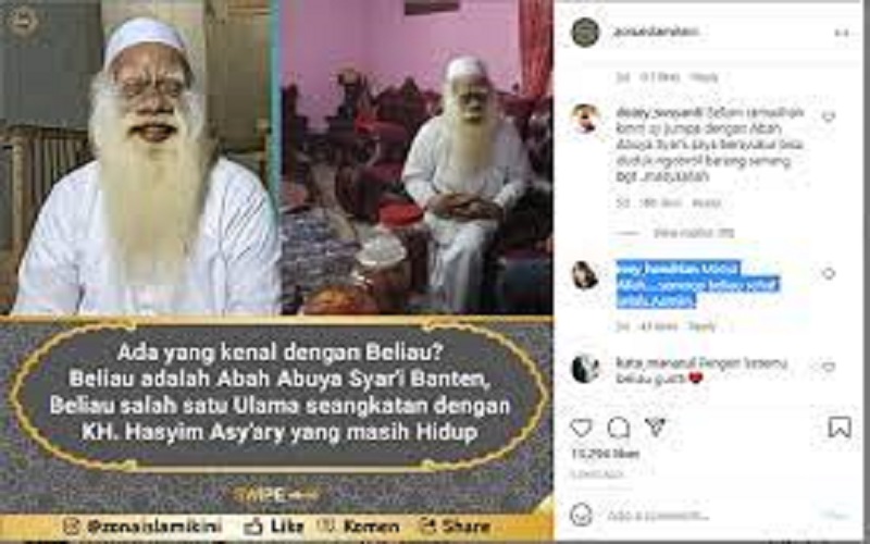 Sosok Abuya Syar'i, Ulama Karismatik Banten Pemegang Golok Ciomas