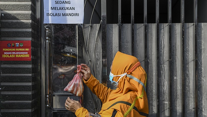 Bantuan Makanan untuk 37 Warga Warakas Tanjung Priok yang Isolasi Mandiri - Bagian 2