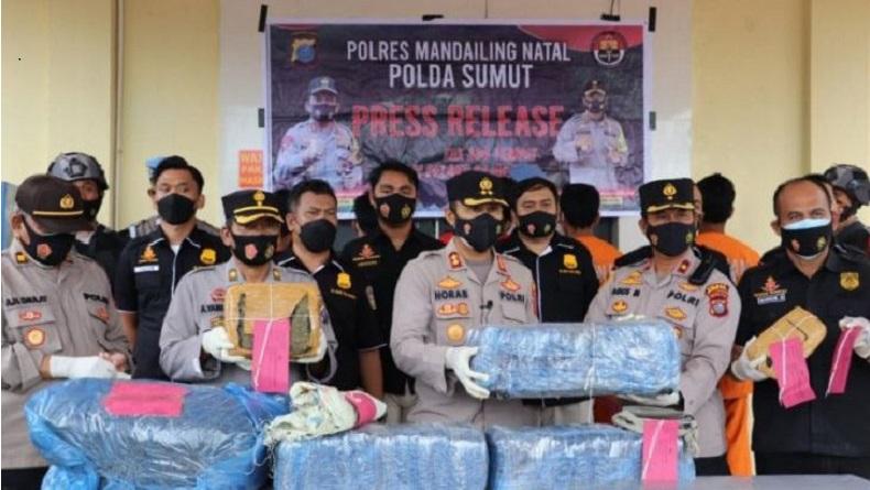 Polres Madina Tangkap 5 Bandar dan Pengedar  Narkoba dalam 2 Bulan Terakhir