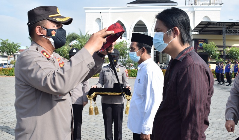 title Redam Covid-19, Polresta Sidoarjo Gandeng Da'i dan Pendekar Silat Redam Covid-19, Polresta Sidoarjo Gandeng Da'i dan Pendekar Silat