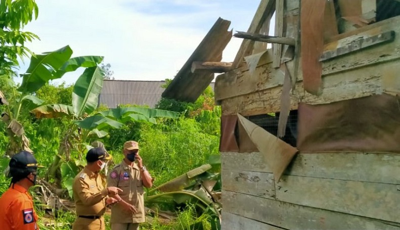 Puting Beliung Rusak 28 Rumah di Bangka, Kerugian Rp80 Juta