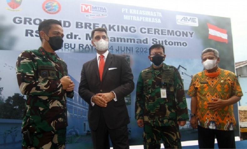 TNI AU Bangun Rumah Sakit di Lanud Supadio, Pemerintah Austria Beri Bantuan