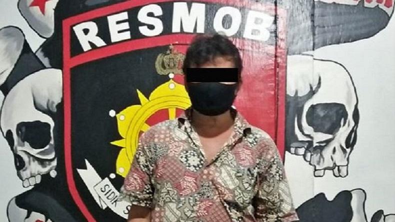 Asyik Rekap Togal, Pria Lansia Tak Berkutik Ditangkap Resmob Polres Bitung