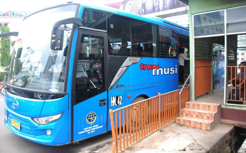 Palembang Punya 249 Halte, Sebagian Besar Rusak 