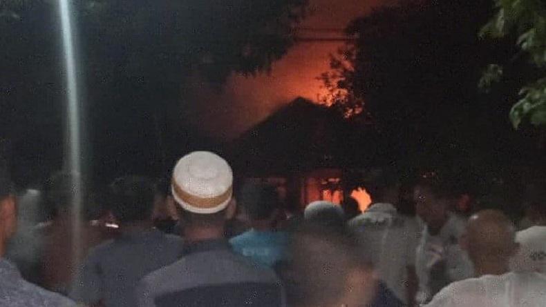 Kebakaran di Hulu Sungai Selatan, Rumah Warga Ludes Dilalap Api