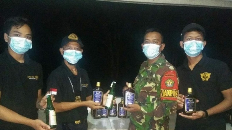 Duh, Miras Selundupan dari Malaysia Disimpan di Semak-Semak Jalur Tikus