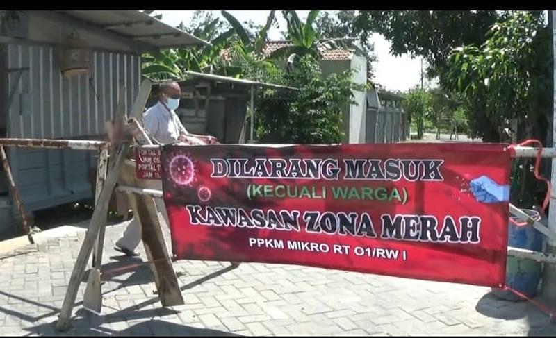 25 Warga Positif Covid-19 dan 1 Meninggal, Kampung di Semarang Ini Lockdown Mikro
