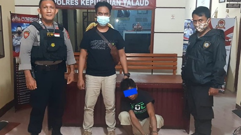 Anak di Talaud Aniaya Ayah Kandung dengan Pisau hingga Berlumuran Darah