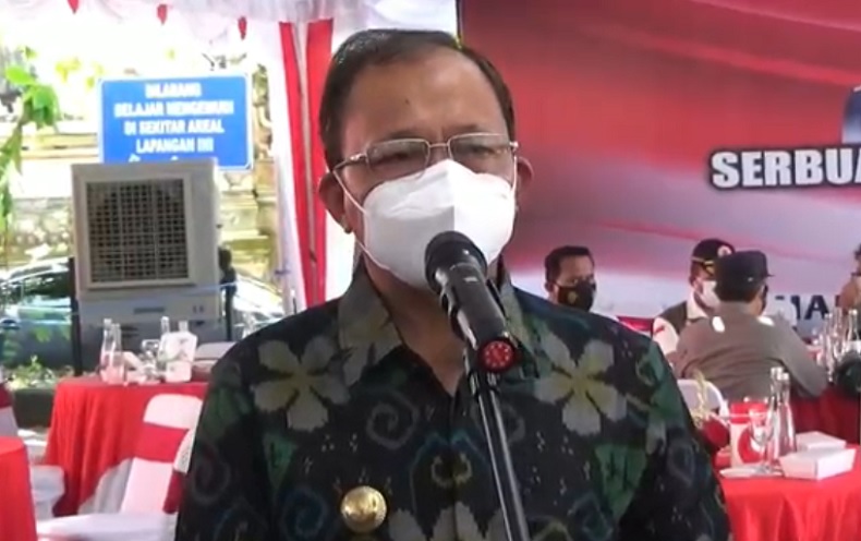 Wayan Koster Pasang Target 3 Juta Warga Bali Tervaksinasi Akhir Juni 2021