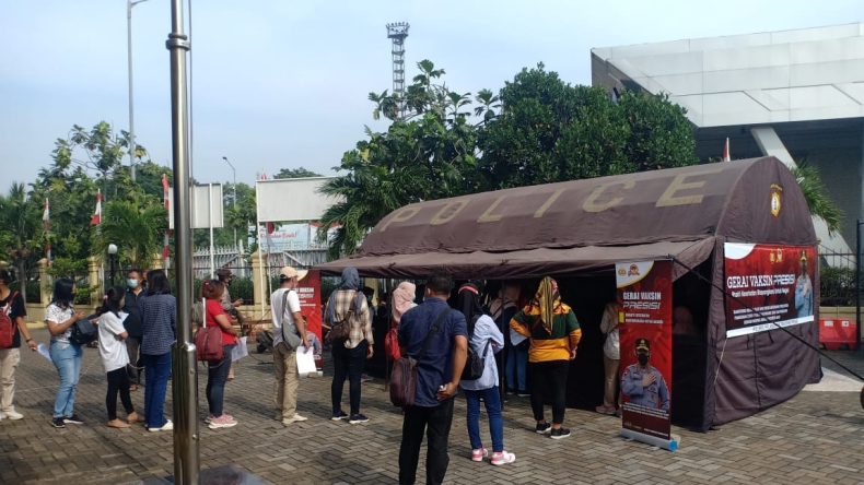 Polri Dirikan Gerai Vaksin Presisi, Warga Cuma Butuh KTP agar Divaksin Covid