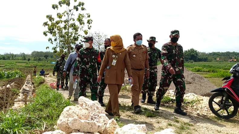 Program TMMD di Blora, Bangun Jalan Hubungkan 3 Desa 