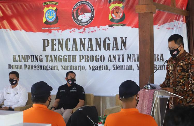 Panggungsari Sleman Jadi Kampung Tangguh Progo Anti Narkoba