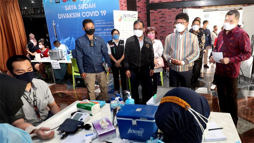 MNC Peduli bersama Insan Pertelevisian Gelar Vaksinasi untuk Ribuan Jurnalis - Bagian 1