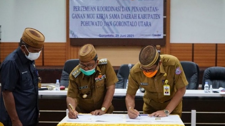 Pohuwato dan Gorontalo Utara Kerja Sama Perdagangan Ternak Sapi Potong