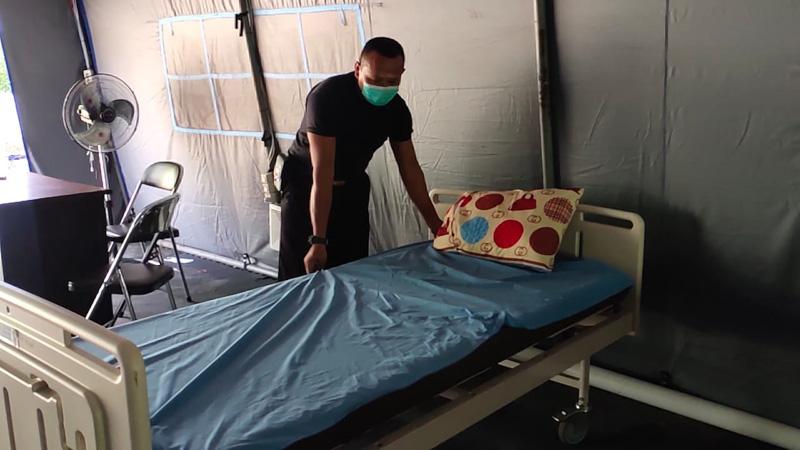 Pasien Covid-19 Meningkat, BPBD Blora Siapkan Tenda Darurat di Rumah Sakit