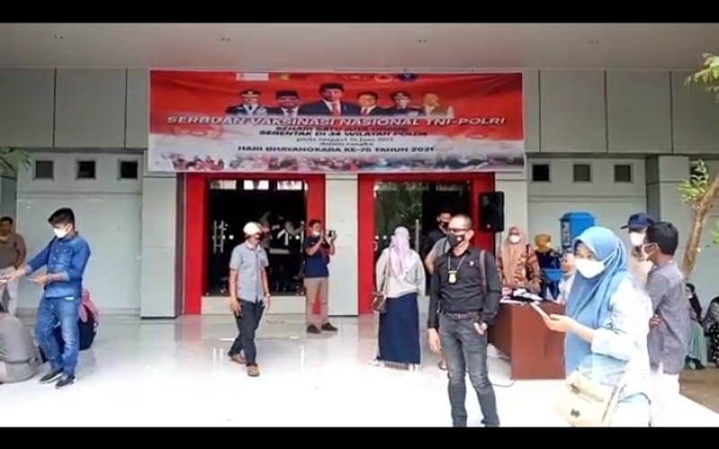 Serbuan Vaksinasi Massal di Lahat Targetkan 2.775 Warga per Hari