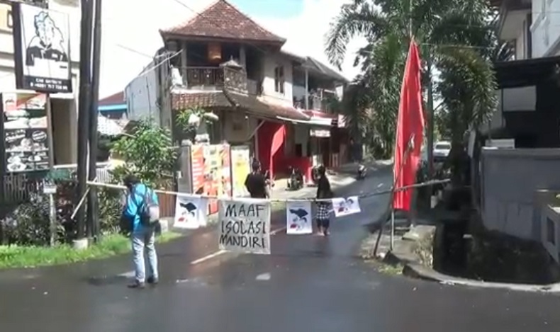 20 Orang Positif Covid, Wilayah di Denpasar Ini Ditutup