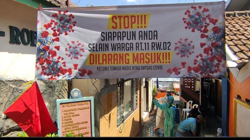 Klaster Kerja Bakti di Malang Meluas, Warga Satu Kampung di-Lockdown 