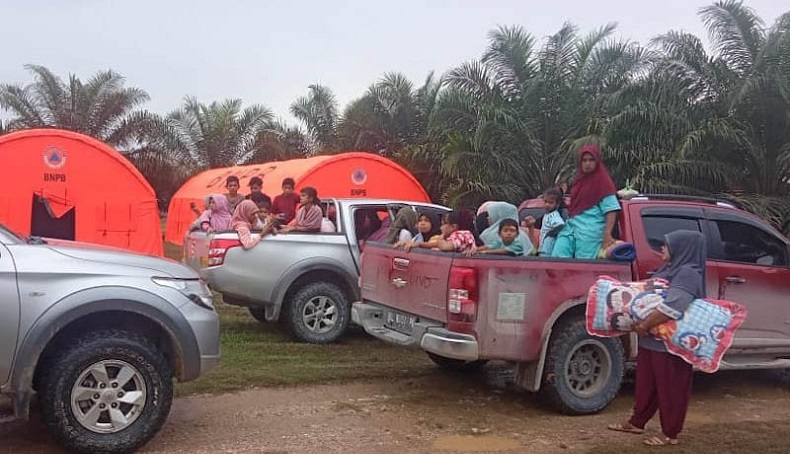 532 Pengungsi Gas Beracun di Aceh Timur Dipulangkan