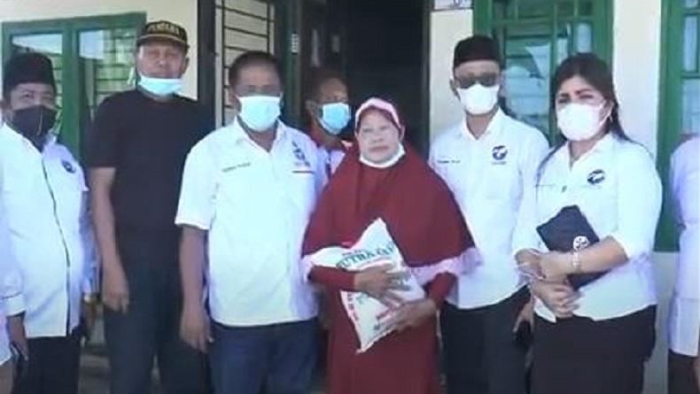 Warga Korban Bencana Puting Beliung Terharu Terima Bantuan Partai Perindo Deliserdang