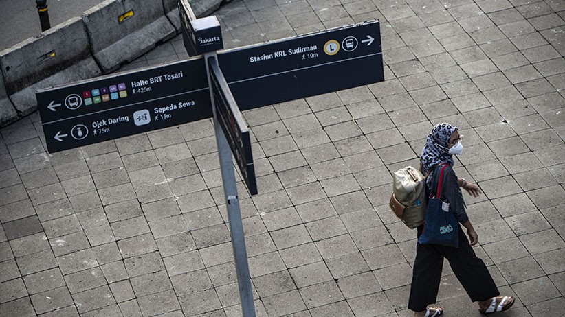 Suasana Kota Jakarta Jelang Penerapan WFH 100 Persen - Bagian 3