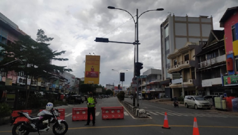 Daftar 22 Lokasi Penyekatan Jalan selama PPKM Mikro di Pontianak