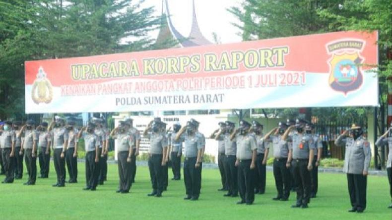 124 Anggota Polda Sumbar Naik Pangkat, Ini Detail Selengkapnya