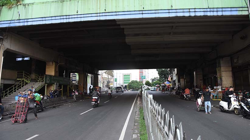 Kawasan Pasar Tanah Abang Lengang saat PPKM Darurat - Bagian 3