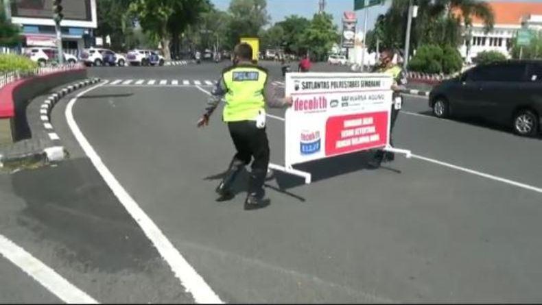 PPKM Darurat, Sejumlah Ruas Jalan di Kota Semarang Ditutup 