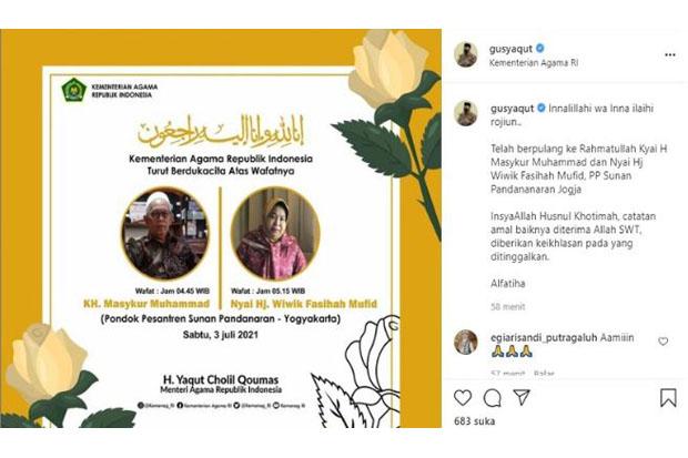 Ponpes Sunan Pandanaran Dirudung Duka, Dua Pimpinannya Wafat Hampir Bersamaan