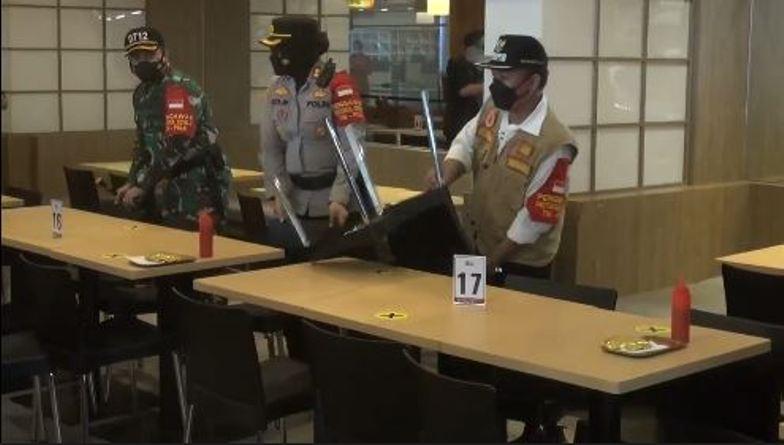 Razia PPKM Darurat, Forkompinda Kota Tegal Tutup Paksa Gerai Non Esensial