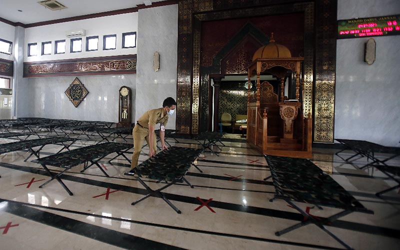  Gedung Serbaguna Kantor Wali Kota Jaksel Disulap jadi Tempat Isolasi Pasien OTG Covid-19 - Bagian 2