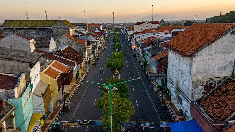 Penampakan dari Udara Kompleks Masjid Agung Demak Ditutup - Bagian 2