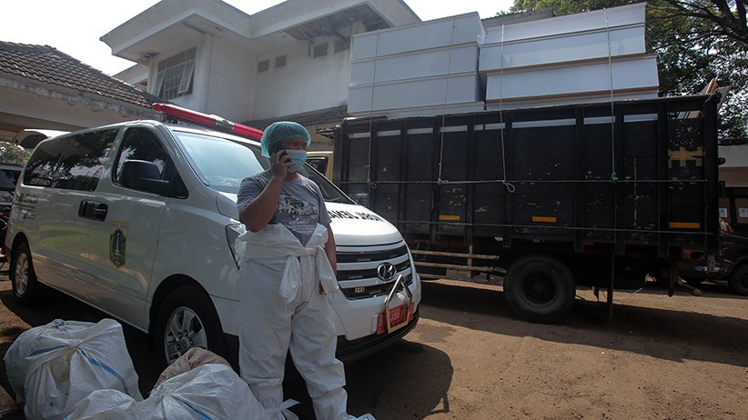 Melihat Tumpukan Peti Jenazah Khusus Covid untuk Rumah Sakit Seluruh Jakarta - Bagian 2