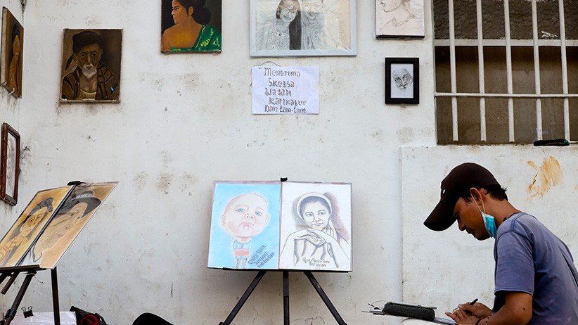 Kreatif di Tengah Pandemi dengan Membuat Lukisan Sketsa Wajah - Bagian 2