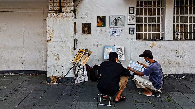 Kreatif di Tengah Pandemi dengan Membuat Lukisan Sketsa Wajah - Bagian 3