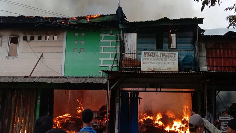 Polisi Ungkap Penyebab Kebakaran Belasan Rumah di Medan